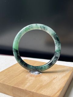 54/55/56圈 ⭕️特價⭕️翡翠A玉手鐲花青美人條64246533161475110