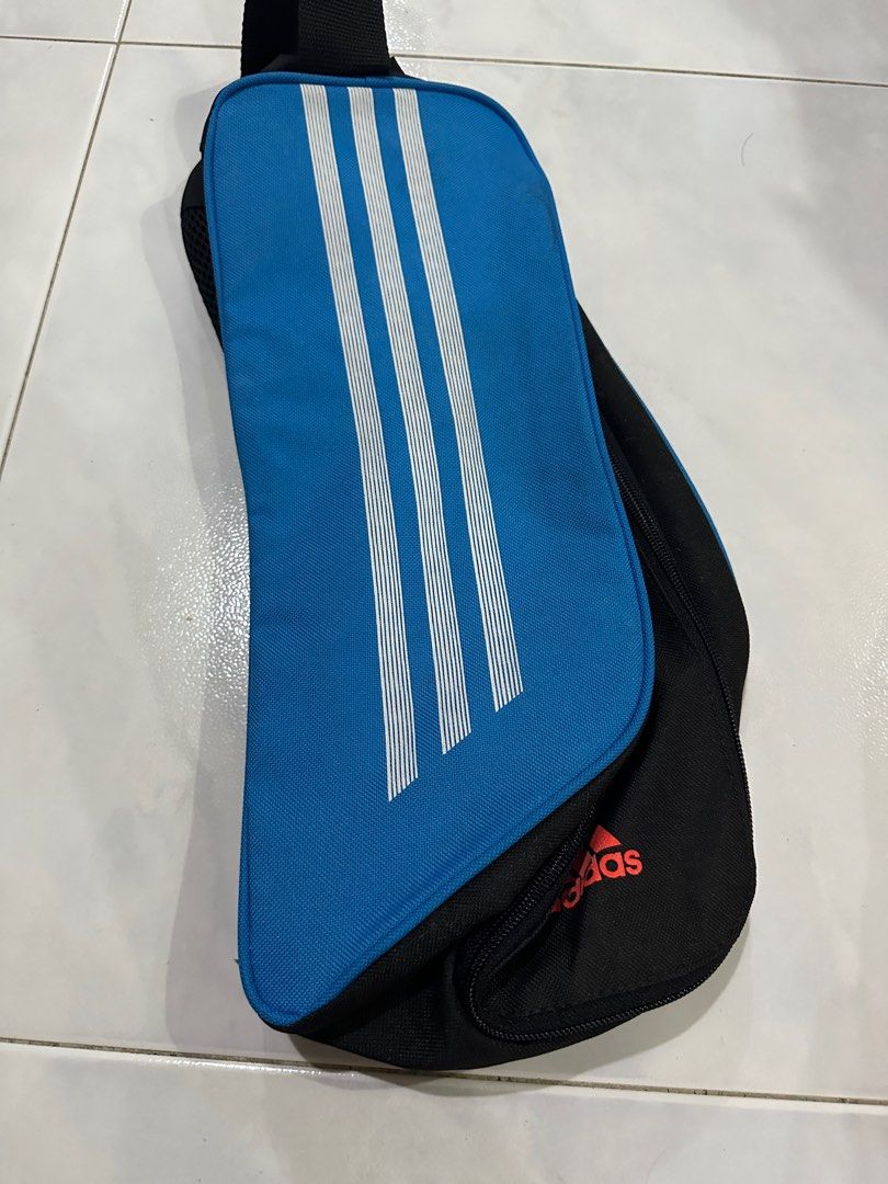 Adidas shoe bag blue orange and black, Sports Equipment, Other Sports