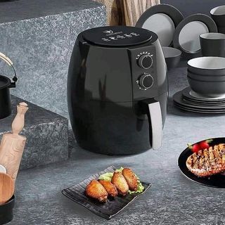 Air fryer large capacity smart touch screen automatic temperature control electric fryer oven