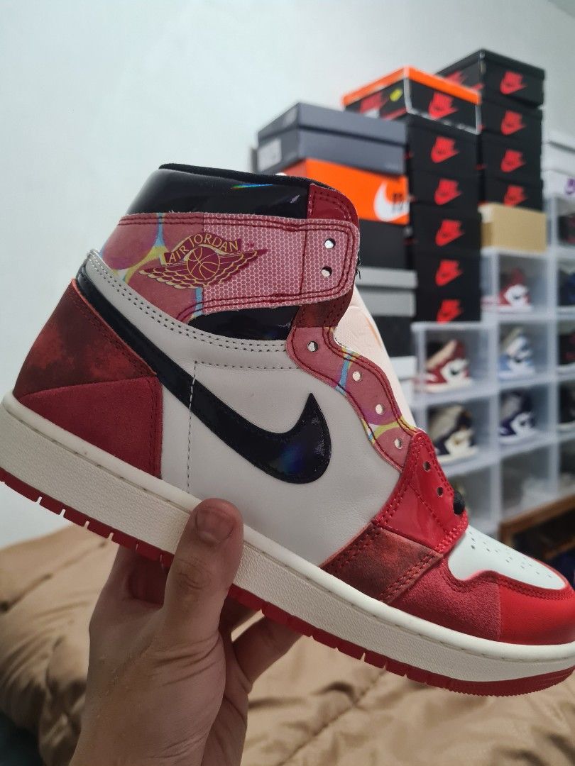 Jordan 1 2025 spiderman retail