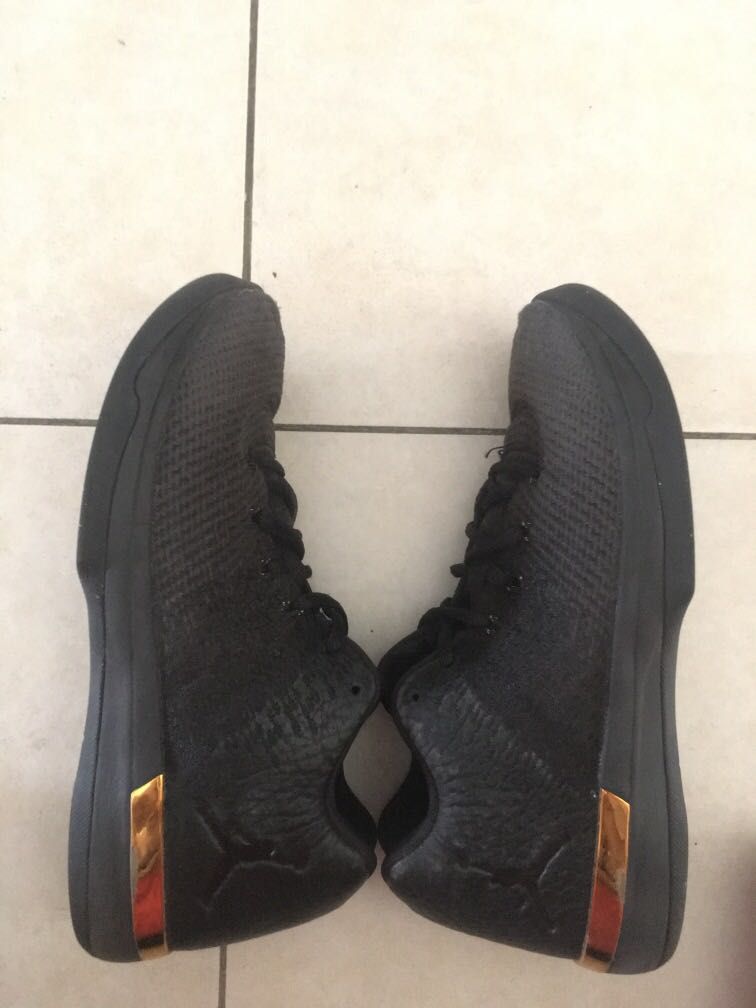 Jordan 31 black and gold deals