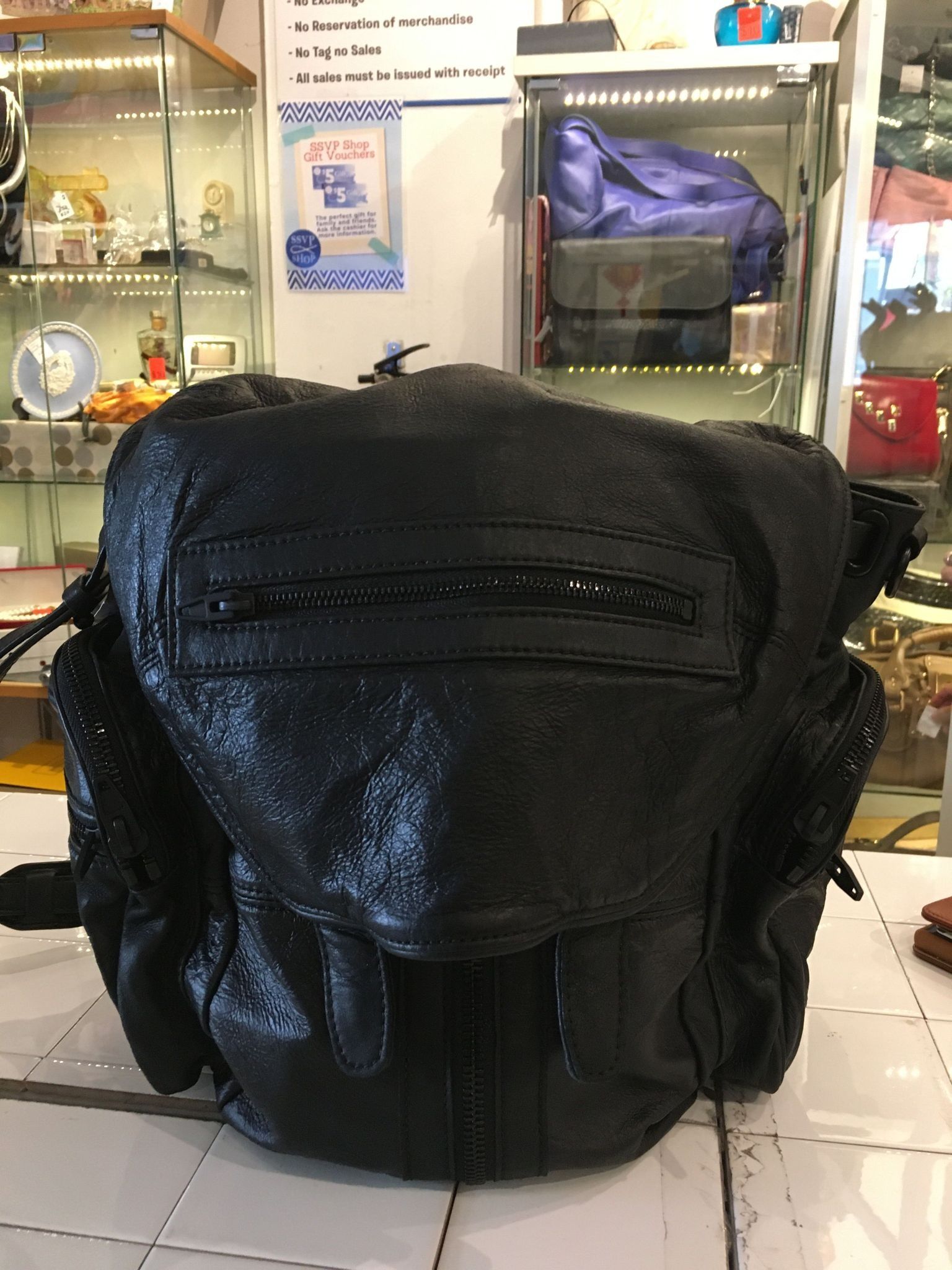 ALEXANDER WANG Marti leather backpack Luxury Bags Wallets on