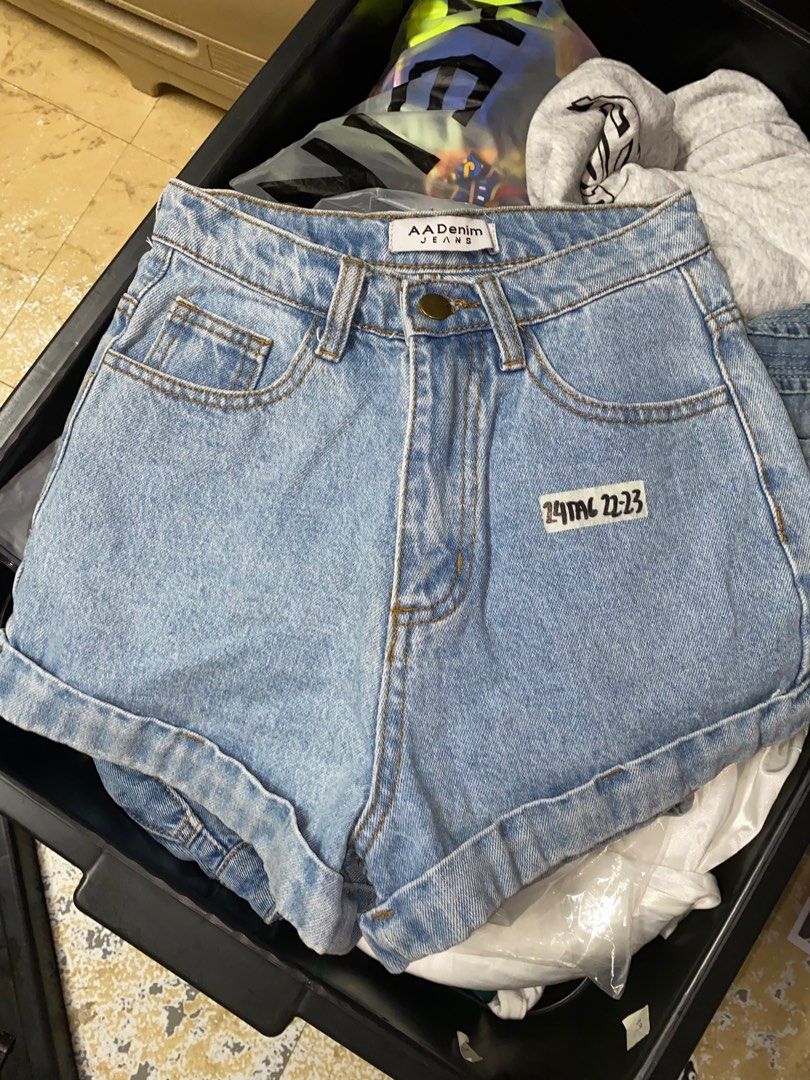 american apparel high waisted shorts Women s Fashion Bottoms