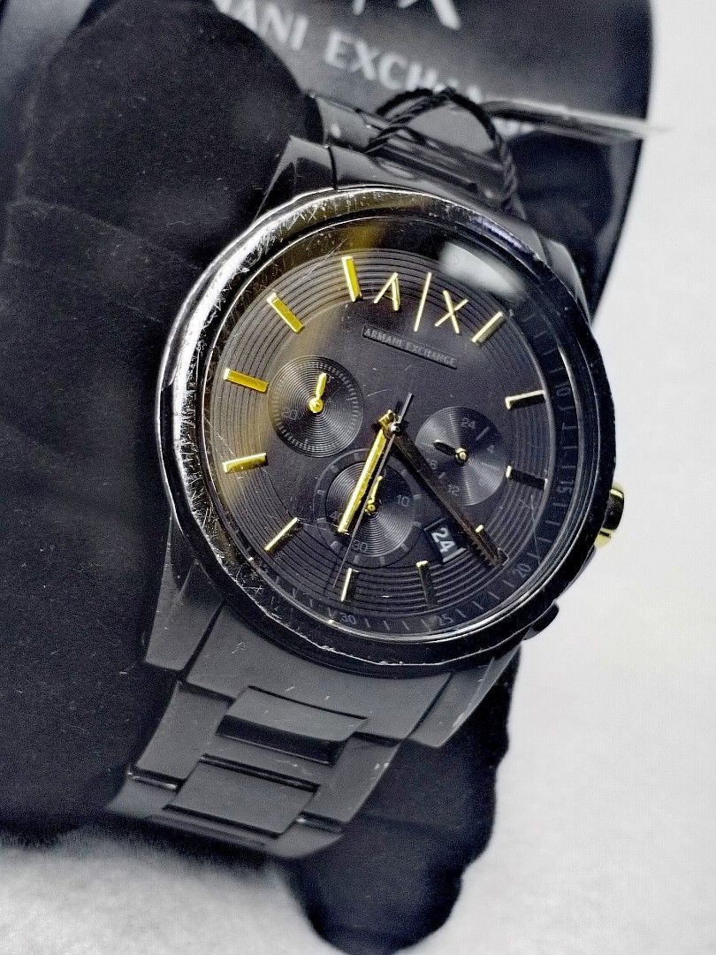 Armani Exchange Watch for Men Quartz Chronograph Movement 45 mm