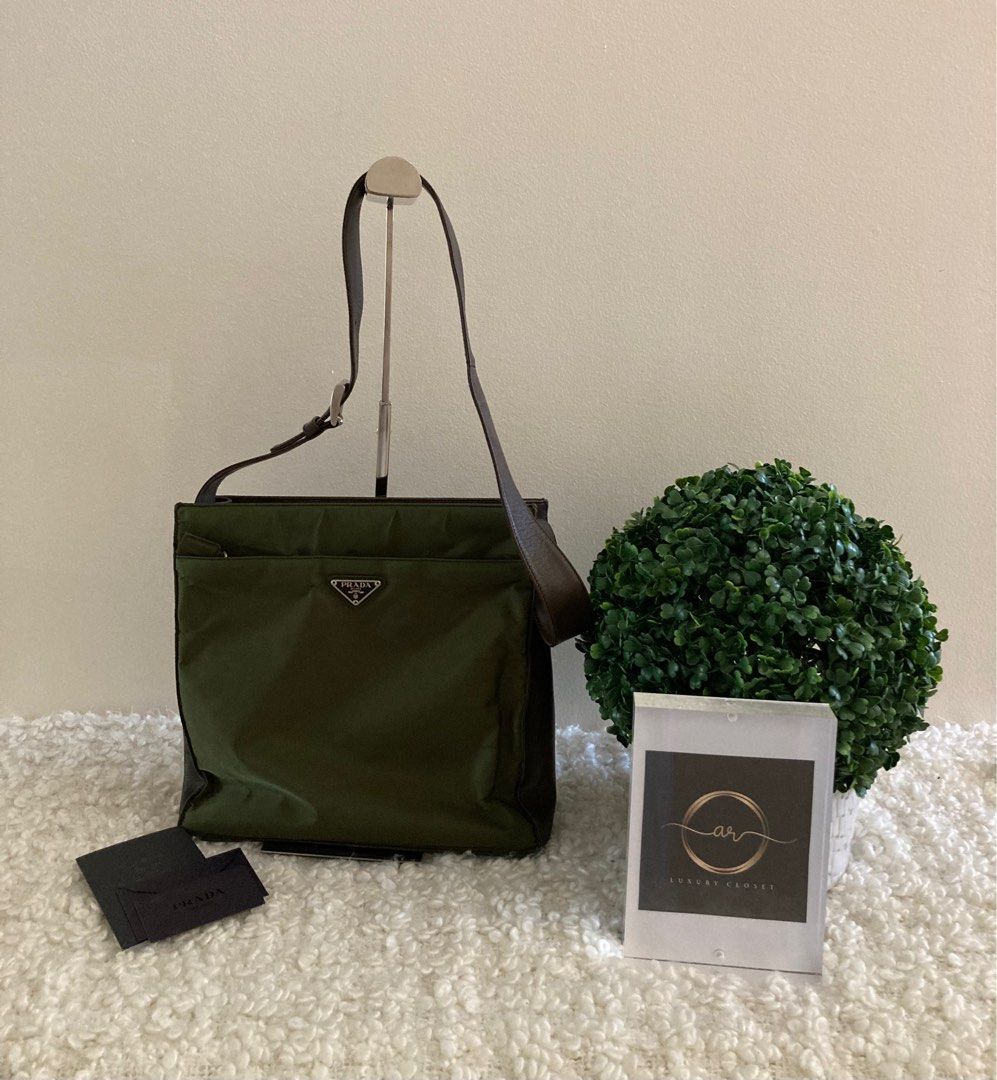 PRADA NYLON TOTE BAG, Luxury, Bags & Wallets on Carousell