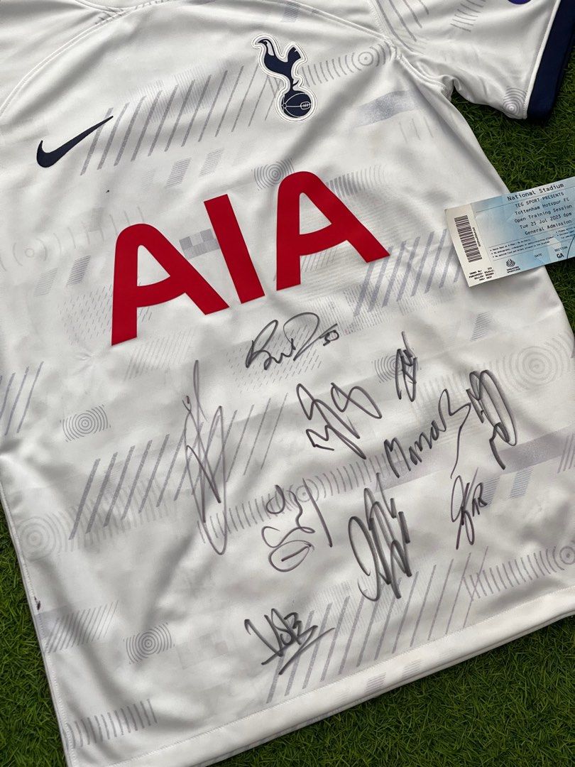 Fanatics Authentic Harry Kane Tottenham Hotspur Autographed 2022-23 White Nike Replica Jersey with Tottenham All Time Leading Goal Scorer Inscription - Limited