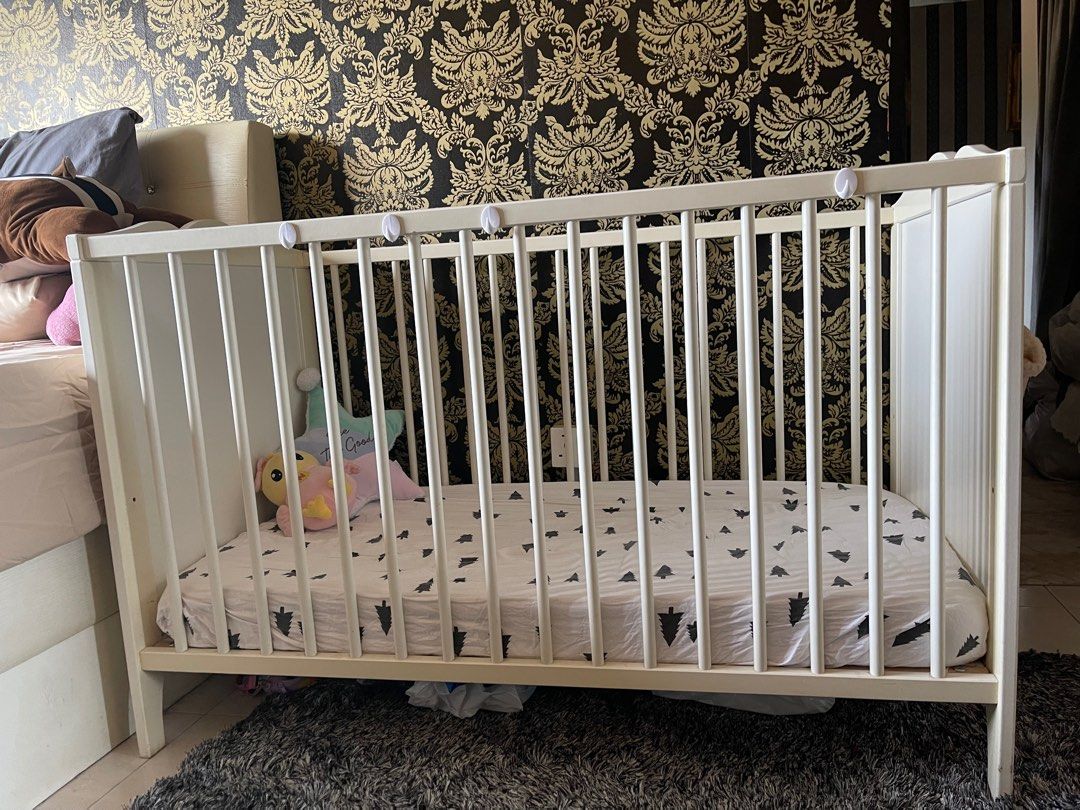 Ikea baby best sale cot