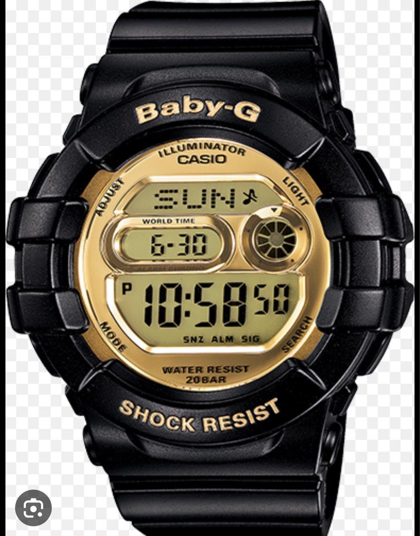 Baby g hitam gold new arrivals