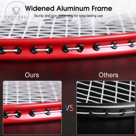 Badminton Rackets 2 Player Badminton Racquets Battledore for Beginner ...