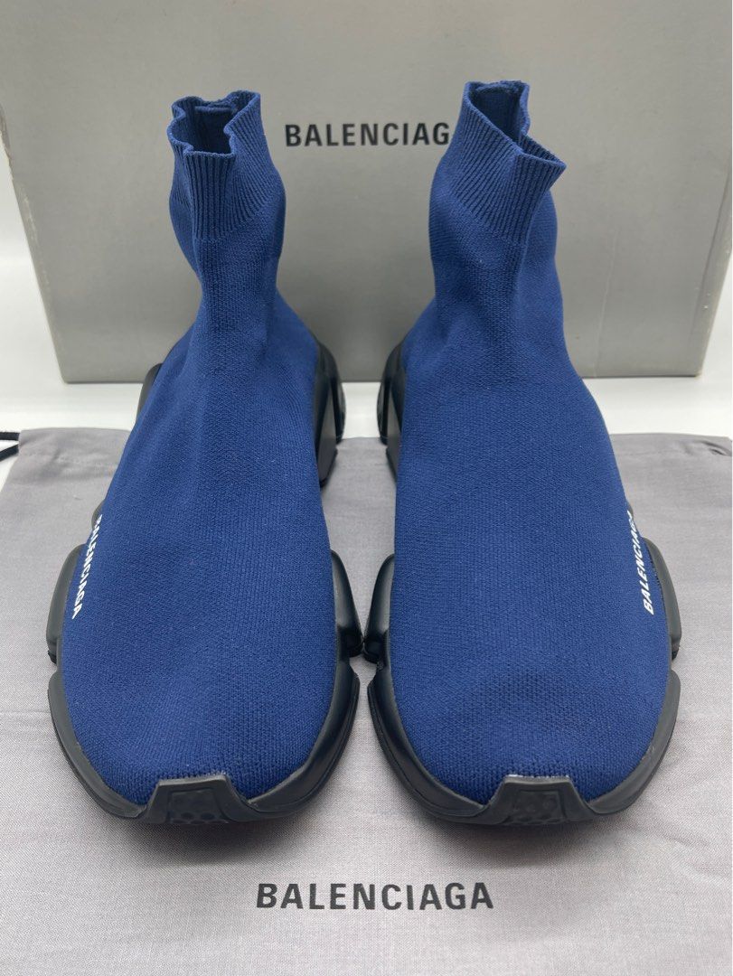 Balenciaga speed trainer navy top blue