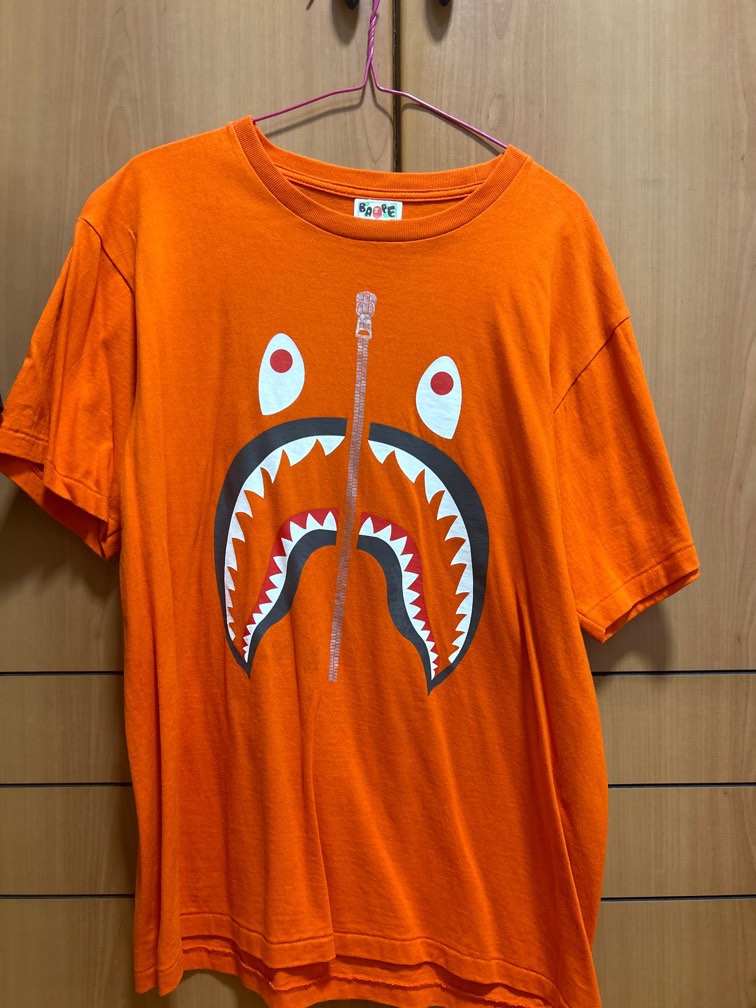 Bape shark orange deals