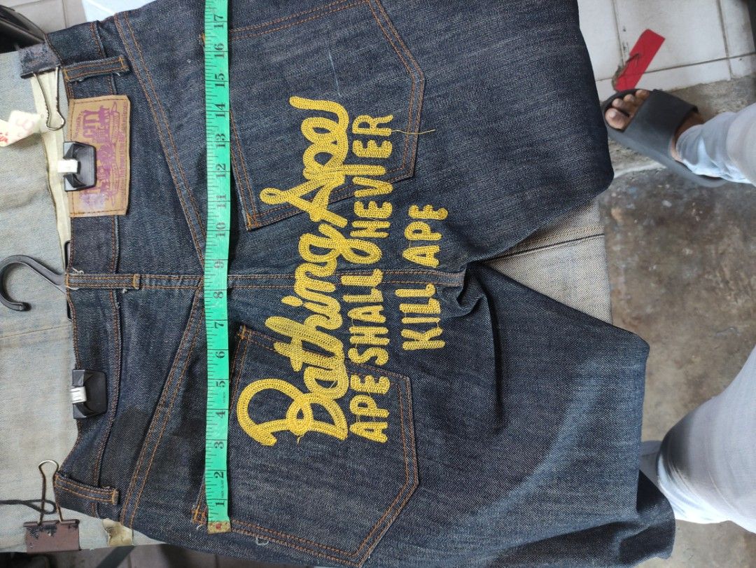 A bathing ape discount jeans