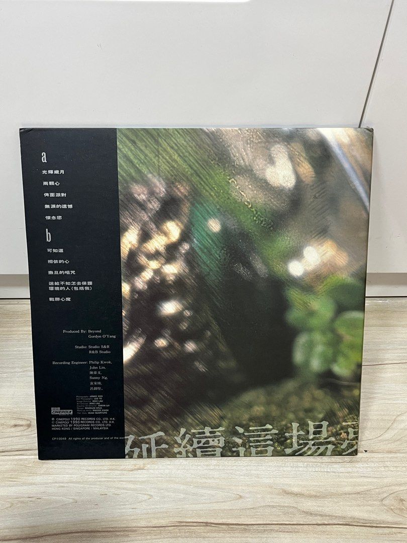Beyond 命運派對Lp 黑膠新淨（存位1）, 興趣及遊戲, 音樂、樂器& 配件