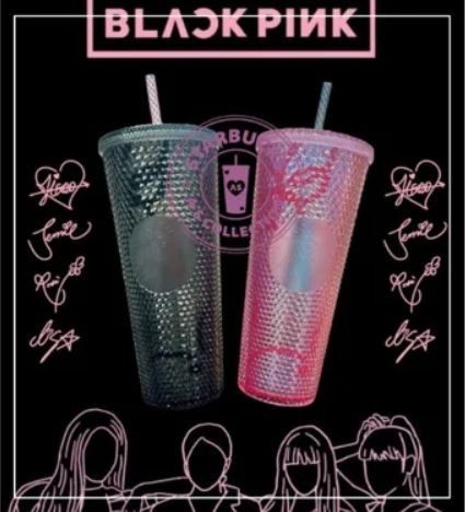 アイドル BLACKPINK Bling Cold Cup Blackpink X Starbucks Limited Edition BLACKPINK Bling Cold