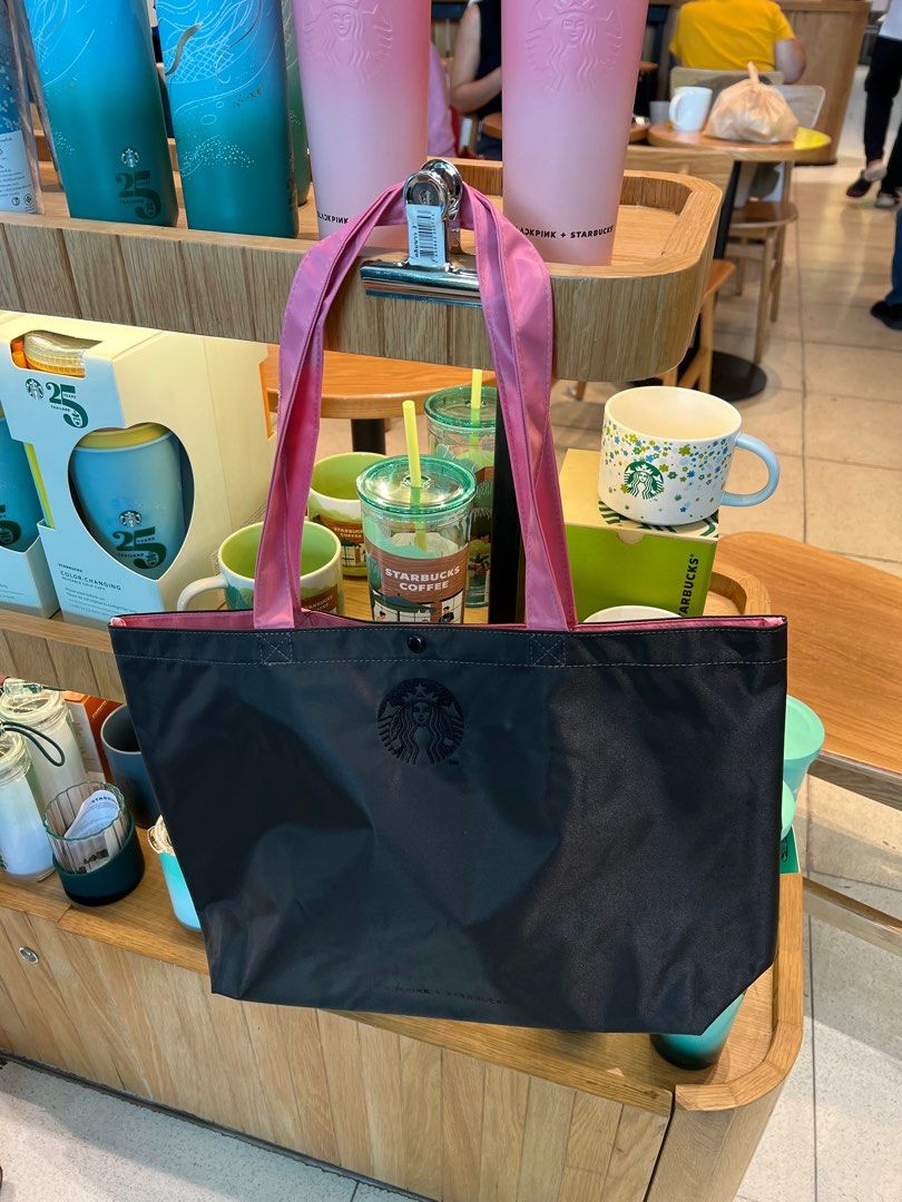 BlackPink + Starbucks Tote Bag on Carousell
