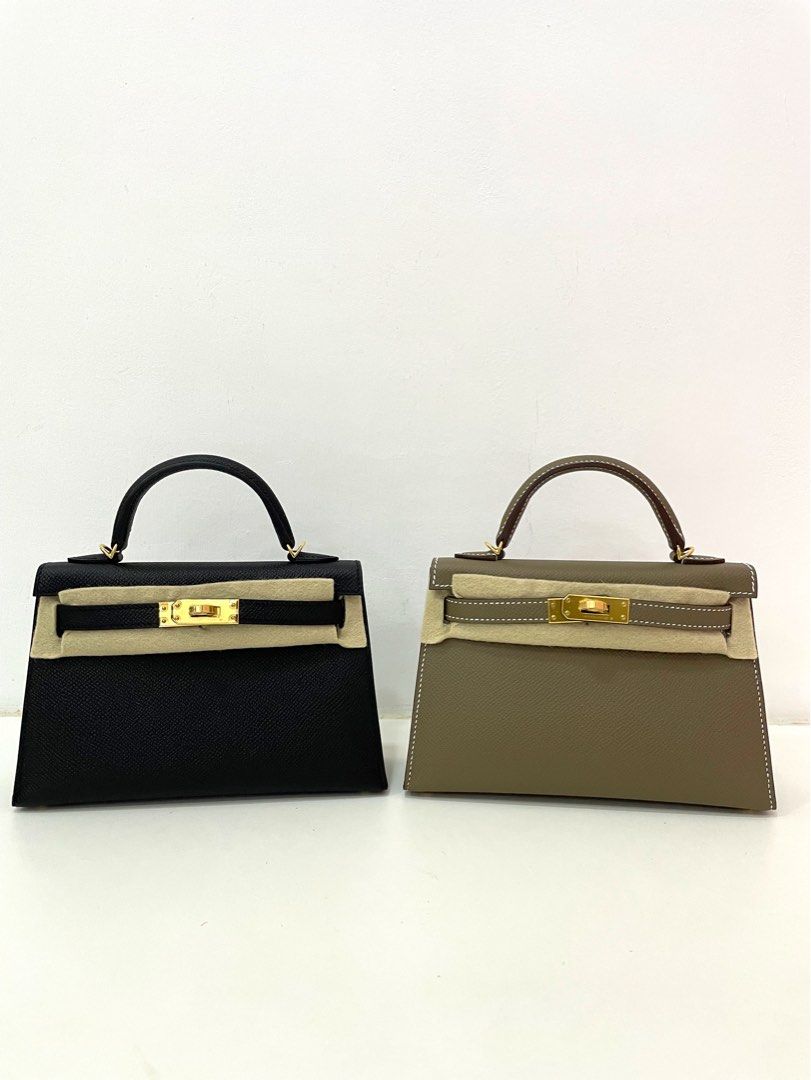 Bnib Hermes K20 Black Etoupe Ghw Luxury Bags Wallets on Carousell