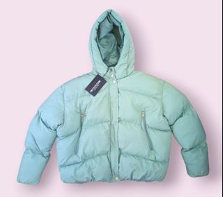 PRETTY LITTLE THING | NWT | Mint Green Puffer Jacket | Size 6