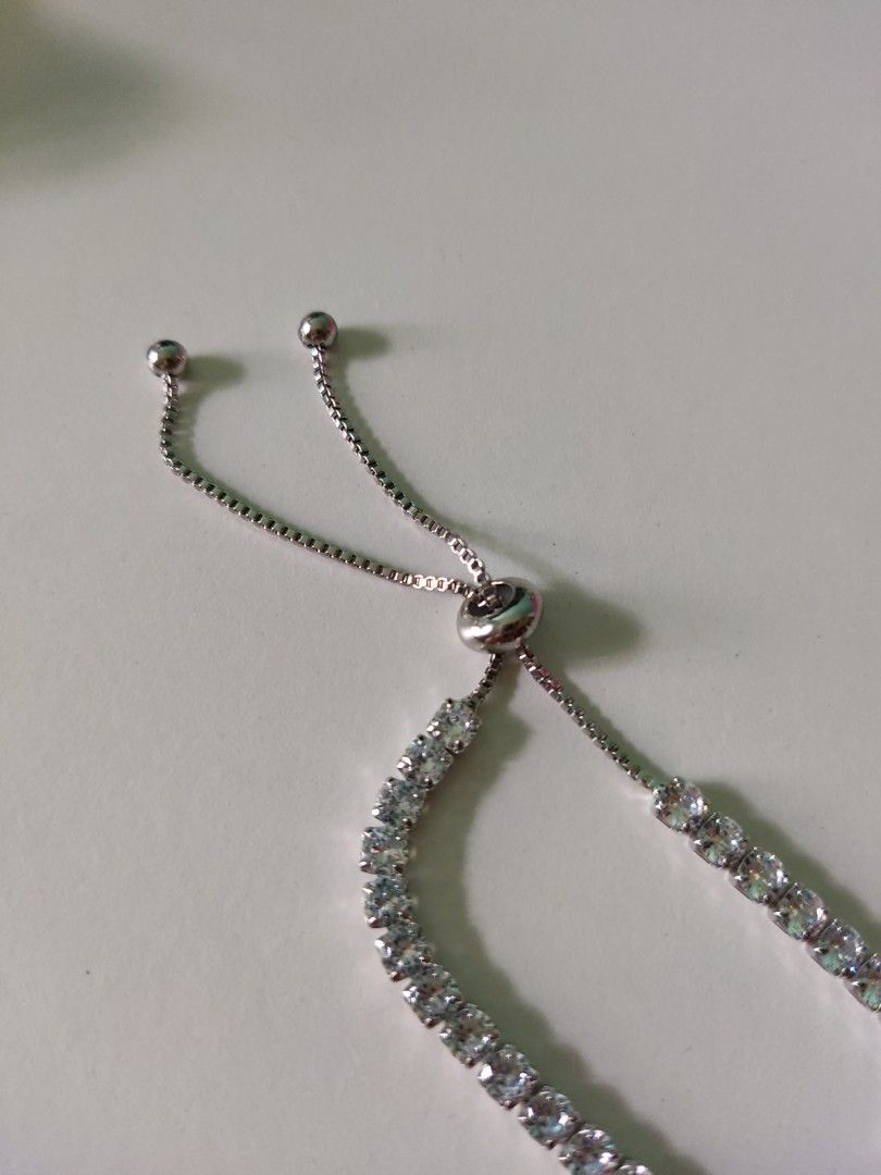 Adjustable tennis clearance bracelet