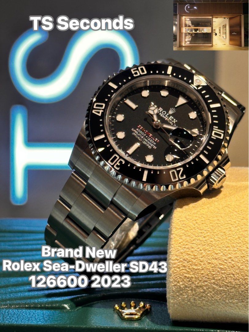 Brand New Rolex Sea Dweller SD43 126600 50th Anniversary 43mm