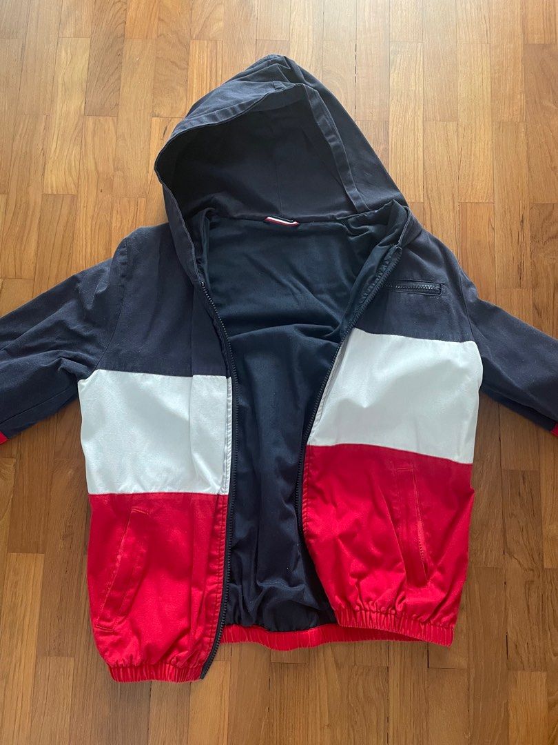 Red white and blue windbreaker brandy melville cheap