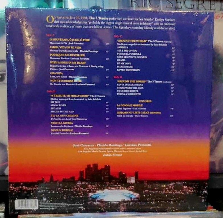 CARERRAS, DOMINGO, PAVAROTTI WITH MEHTA : THE 3 TENORS CONCERT 1994 [2×