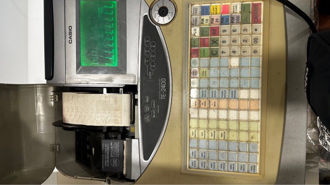 Te 2400 cash register best sale
