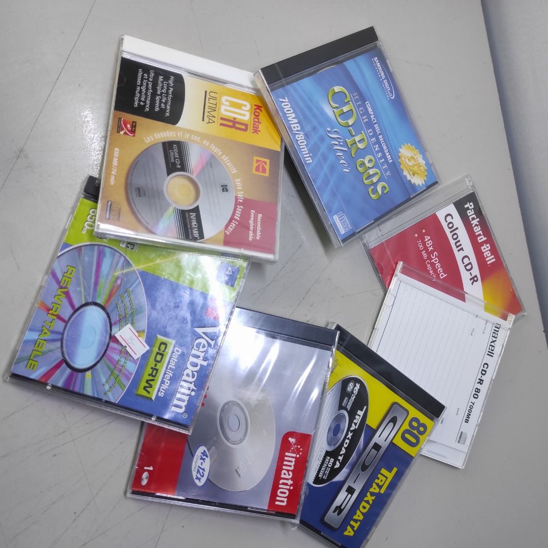 CD R & CD RW with slim and jewel case 39 to 99 15 on Carousell