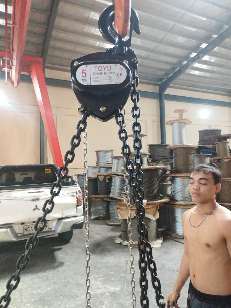 CHAIN BLOCK ORIGINAL, Commercial & Industrial, Construction Tools ...