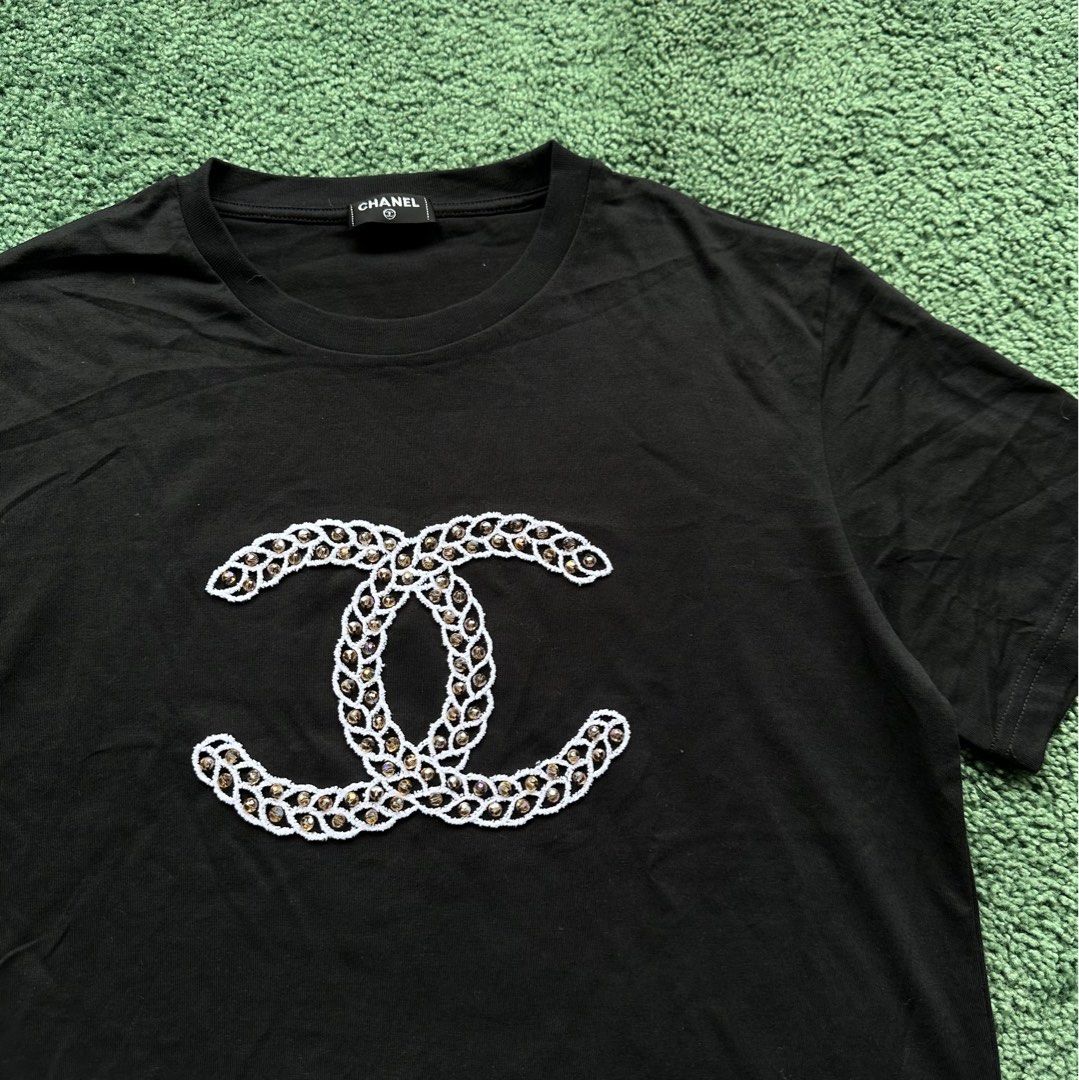 Chanel - Pearl CC Logo Shirt, Women's Fashion, Tops, Shirts on