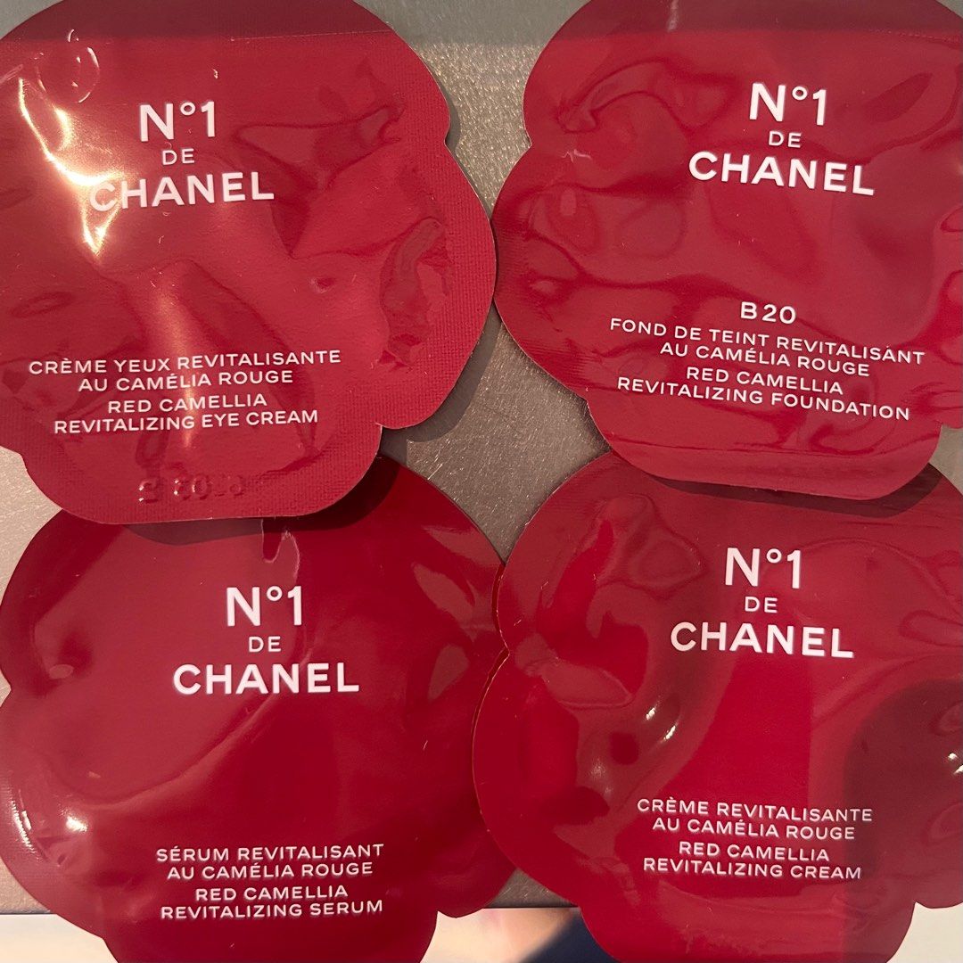 Chanel no1 sachets foundation serum eye cream