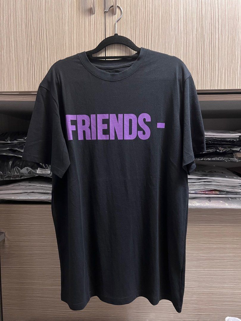 CLEARANCE Vlone Friends Purple Tee, Men's Fashion, Tops u0026 Sets, Tshirts u0026  Polo Shirts on Carousell