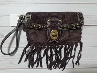 COACH Women's Suede Fringe Dinky 1941 LIMITED EDITION, CrossBody/Clutch Bag  NWT!