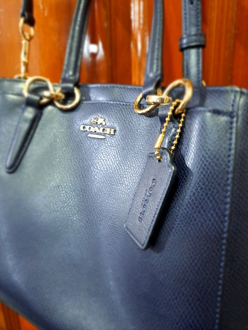 Coach Midnight Blue Minetta Satchel Women s Fashion Bags
