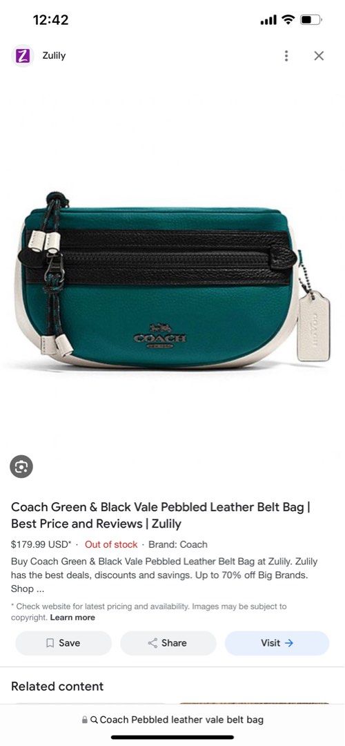 Zulily sales coach bags