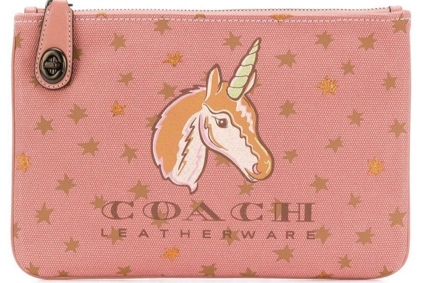 NEW YEAR SALE Coach Unicorn Clutch Bag Women s Fashion Bags Wallets Clutches on Carousell
