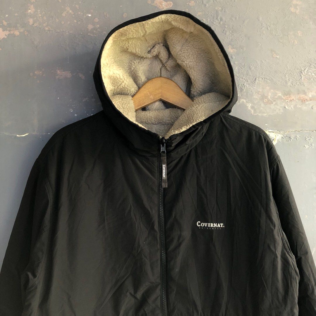 COVERNAT REVERSIBLE FLEECE JACKET XL - アウター