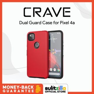 Crave Dual Guard Case for Google Pixel 4a - Red