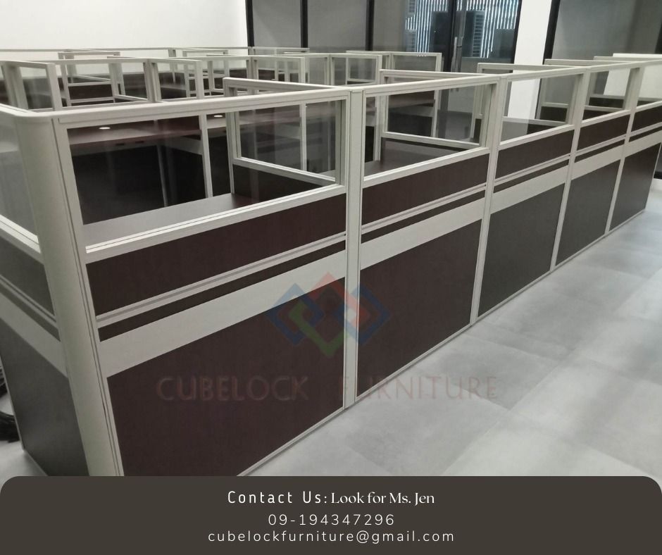 Customized Modular Office Workstation and Partitions, Furniture & Home ...