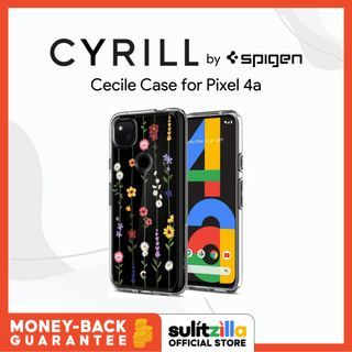 CYRILL by Spigen Cecile Case for Google Pixel 4a - Floral Garden
