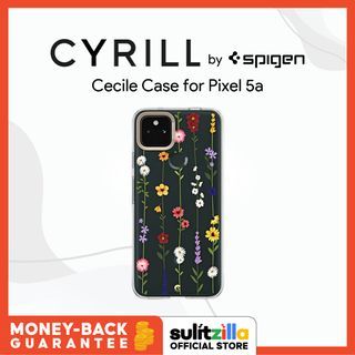 CYRILL by Spigen Cecile Case for Google Pixel 5a - Flower Garden
