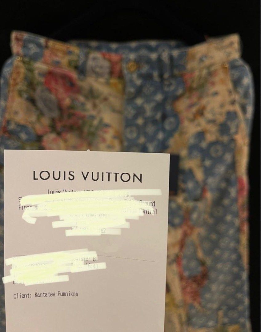 Louis Vuitton LOUIS VUITTON DESTROYED CARPENTER BELL BOTTOM DENIM