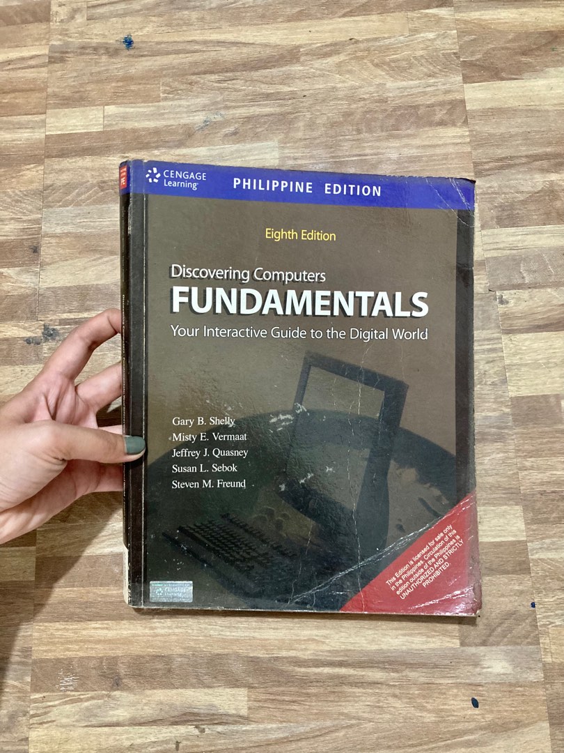 Discovering Computer Fundamentals (8th edition) Shelly, Vermaat