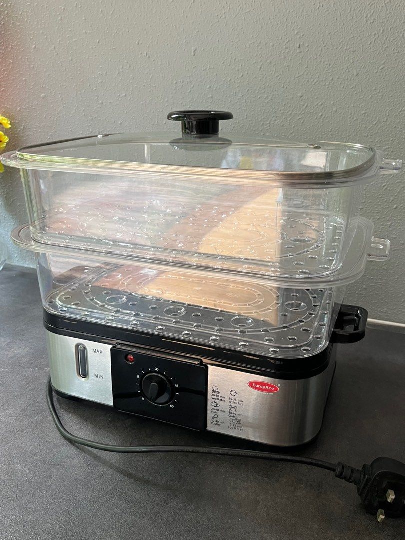 EUROPACE FOOD STEAMER SELDOM USED, TV & Home Appliances, Kitchen
