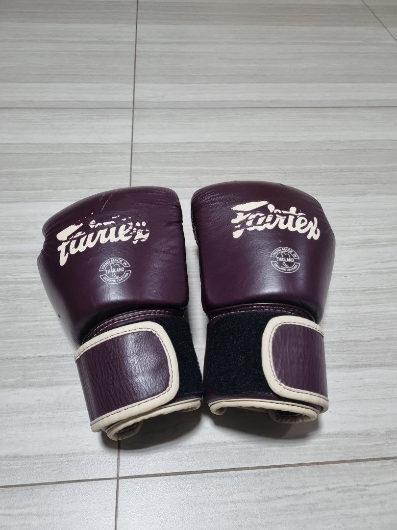 Fairtex Real Leather Boxing Gloves BGV16 Sports Equipment