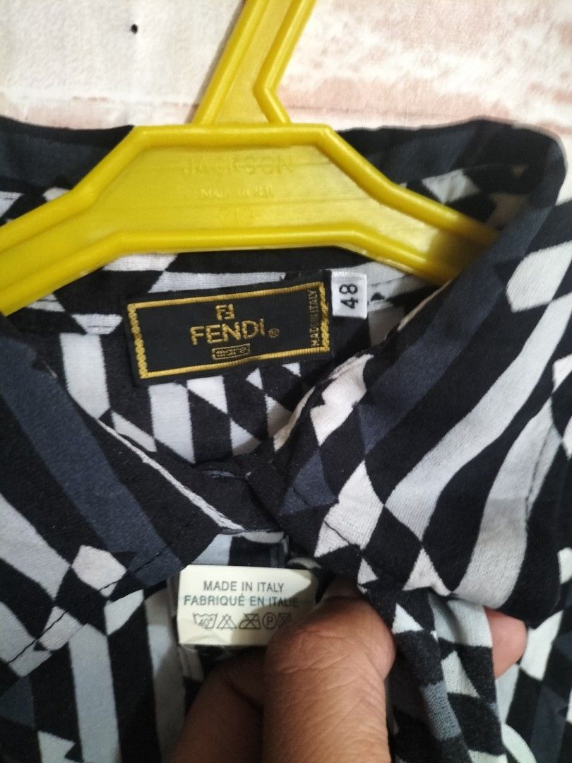 fendi button down shirt