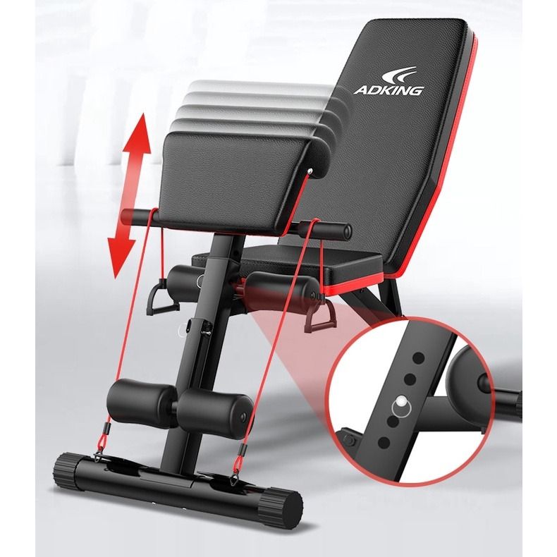 Home gym adjustable weight sales bench foldable workout bench