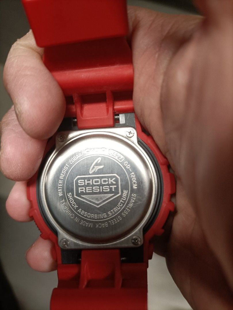 Casio g shop shock red camo