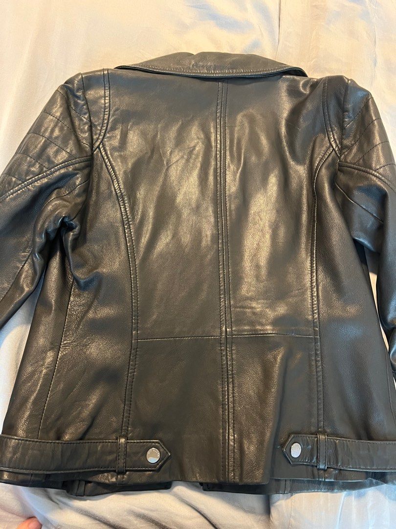 Girls ted baker leather jacket best sale