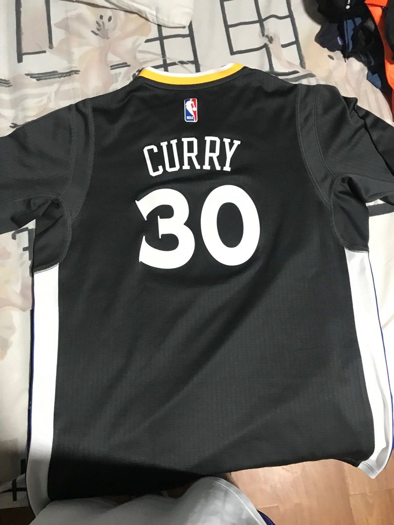 Stephen curry top black sleeved jersey