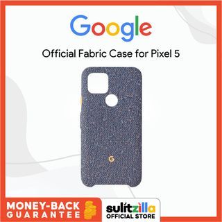 Google Official Fabric Case for Google Pixel 5 - Blue Confetti